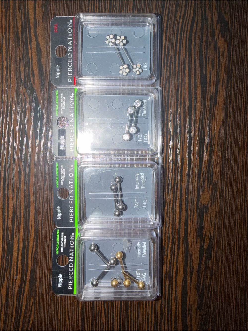 Nipple Barbell Piercing Jewelry - Mixed Colors